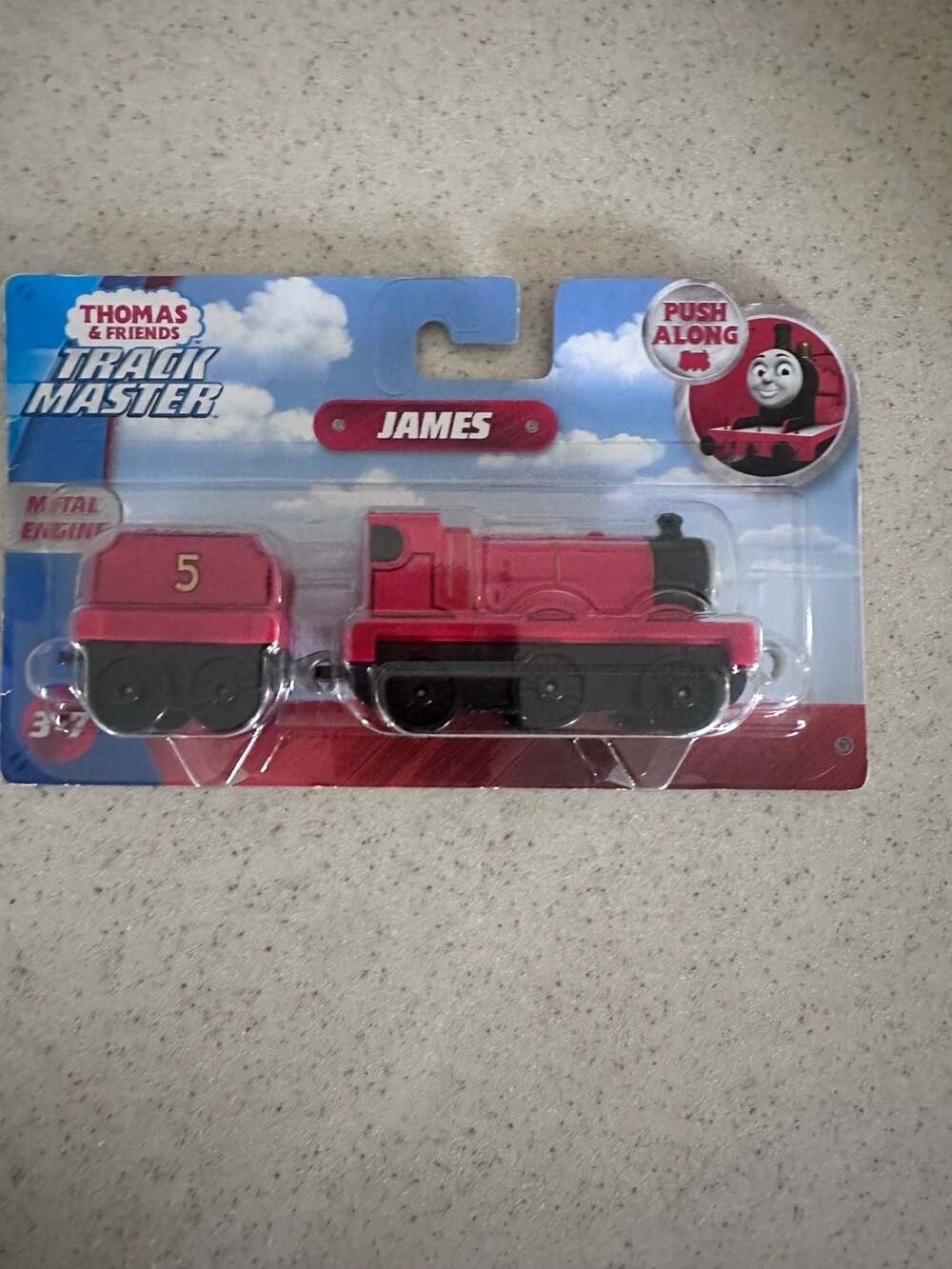 Fisher-Price Thomas & Friends TrackMaster Push-Along James Metal Engine